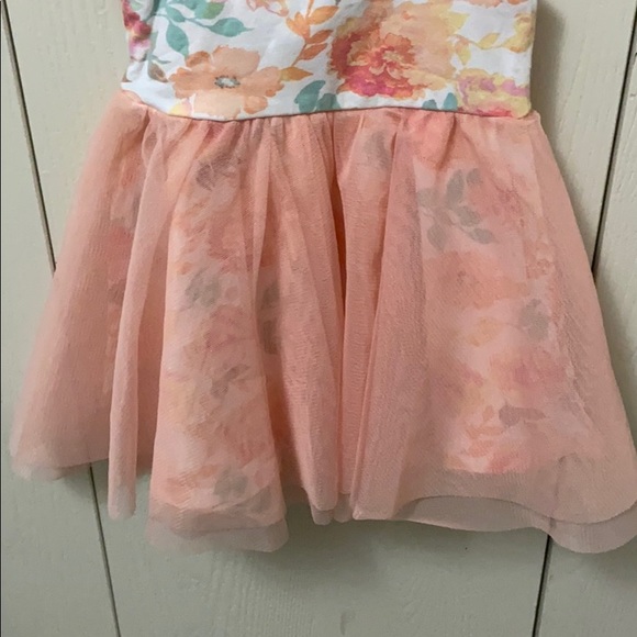 Catherine Malandrino Peach Flowered Dress - Picture 3 of 5